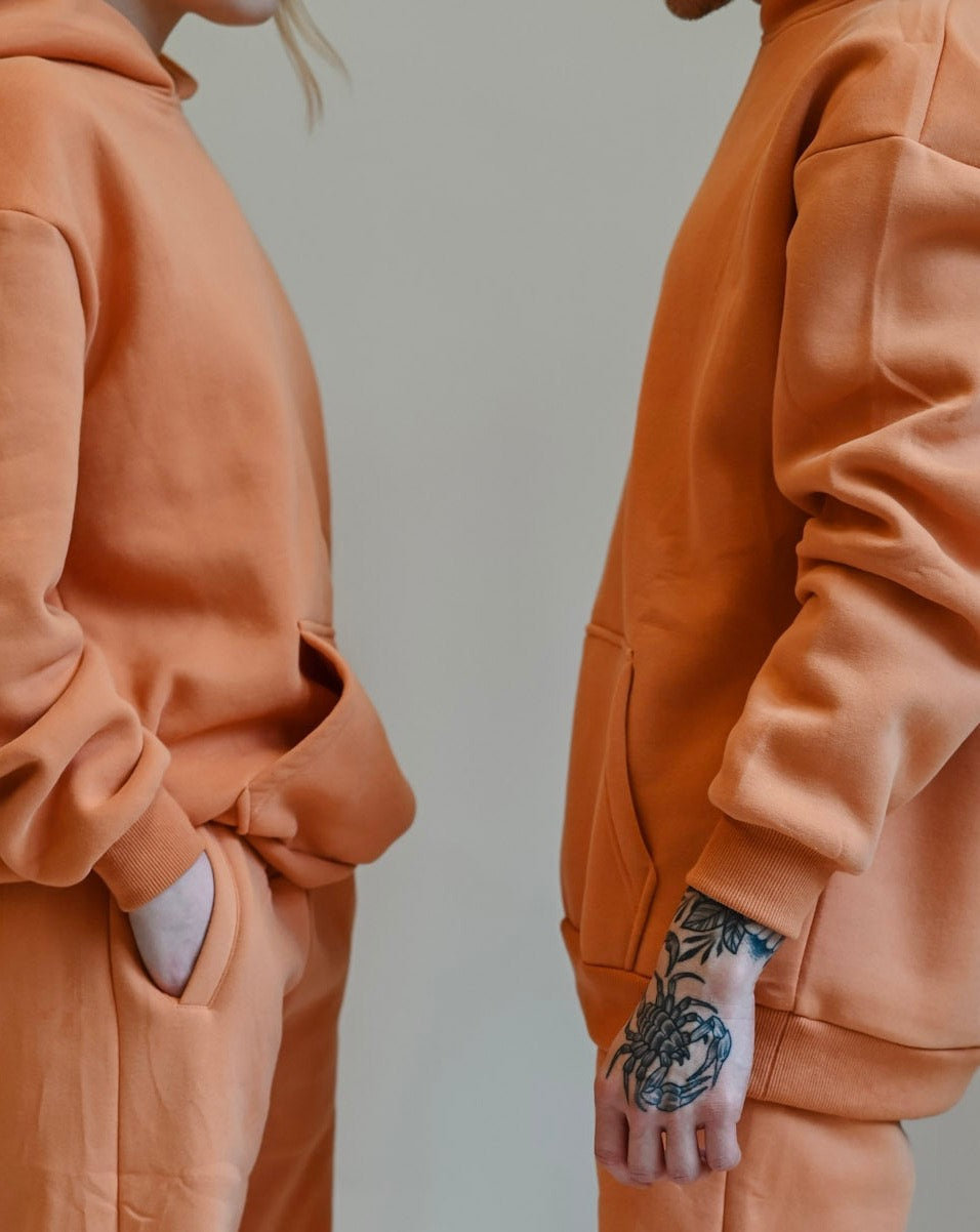 Papaya Orange Ultra Cozy Fleece // Hoodie