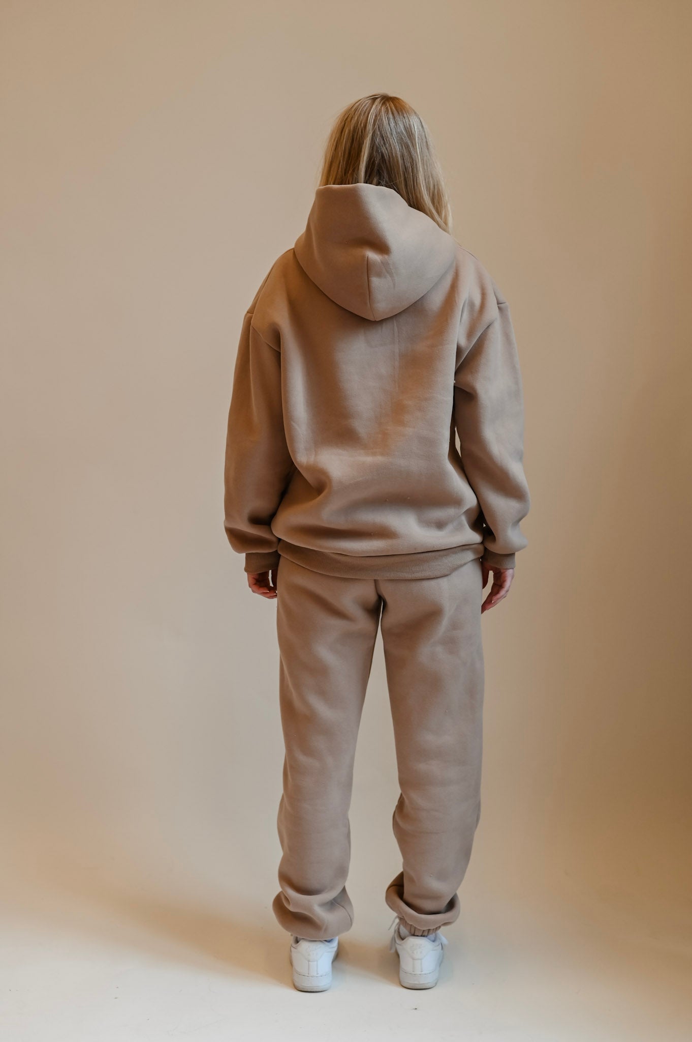 Beige ultra cozy fleece // hoodie