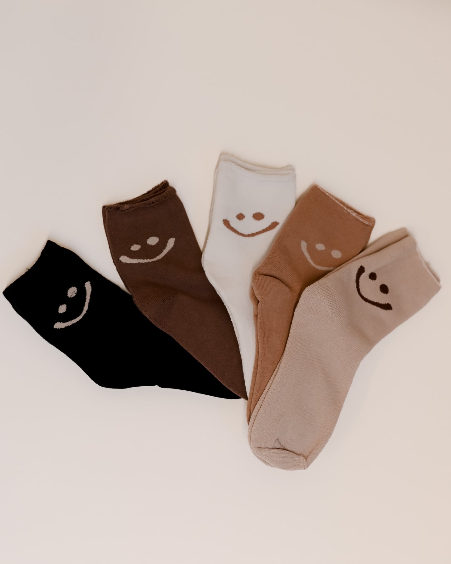 Plush Smiley Socks