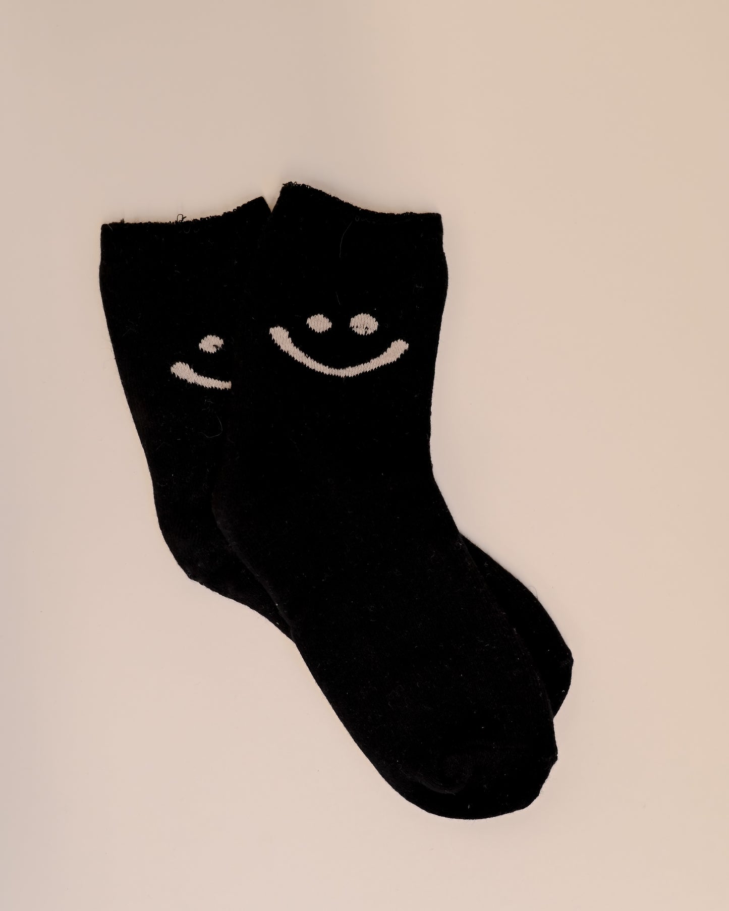 Plush Smiley Socks